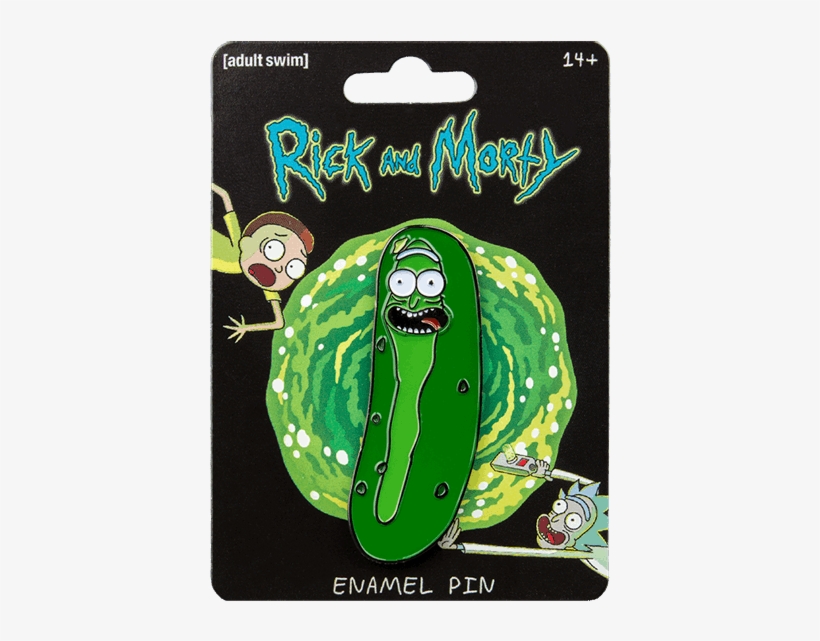 Pickle Rick Enamel Pin, transparent png #200659