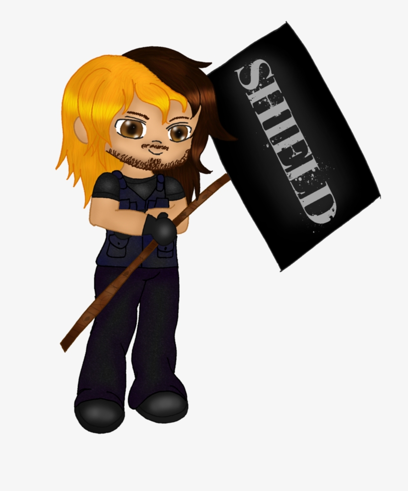 Png Free Stock Chibi Colored By Fallonkyra On Deviantart - Seth Rollins Png Art, transparent png #200662