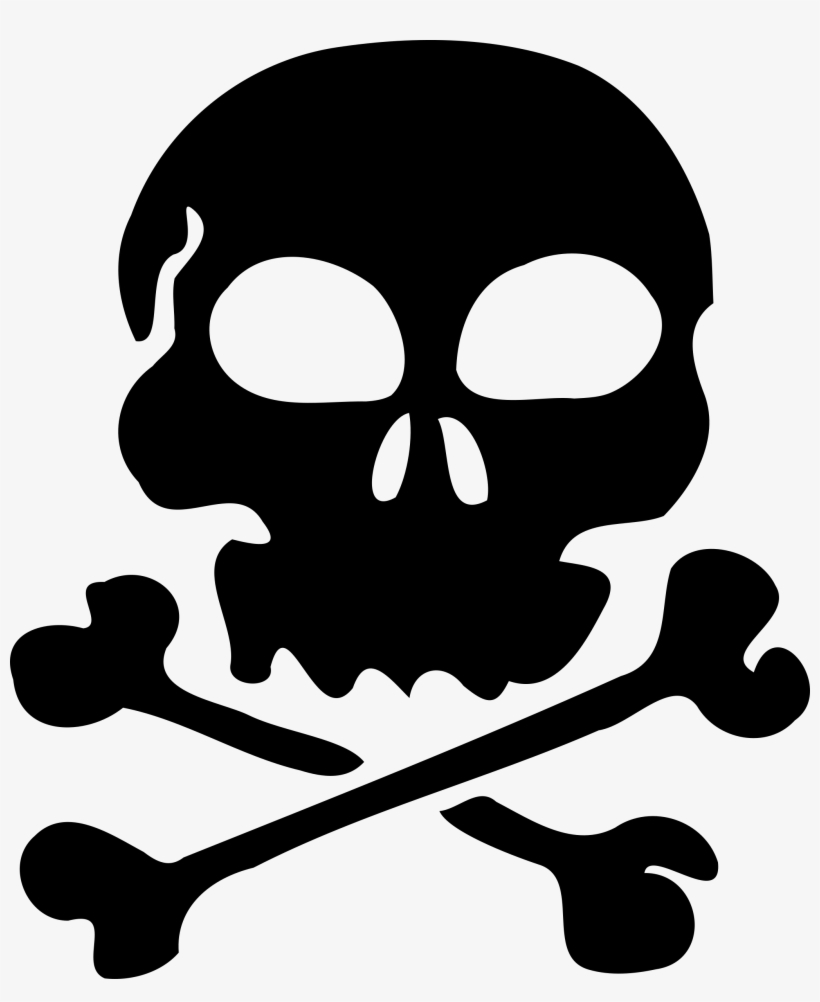 Vector Skull Crossbones - Horror Clipart, transparent png #200844