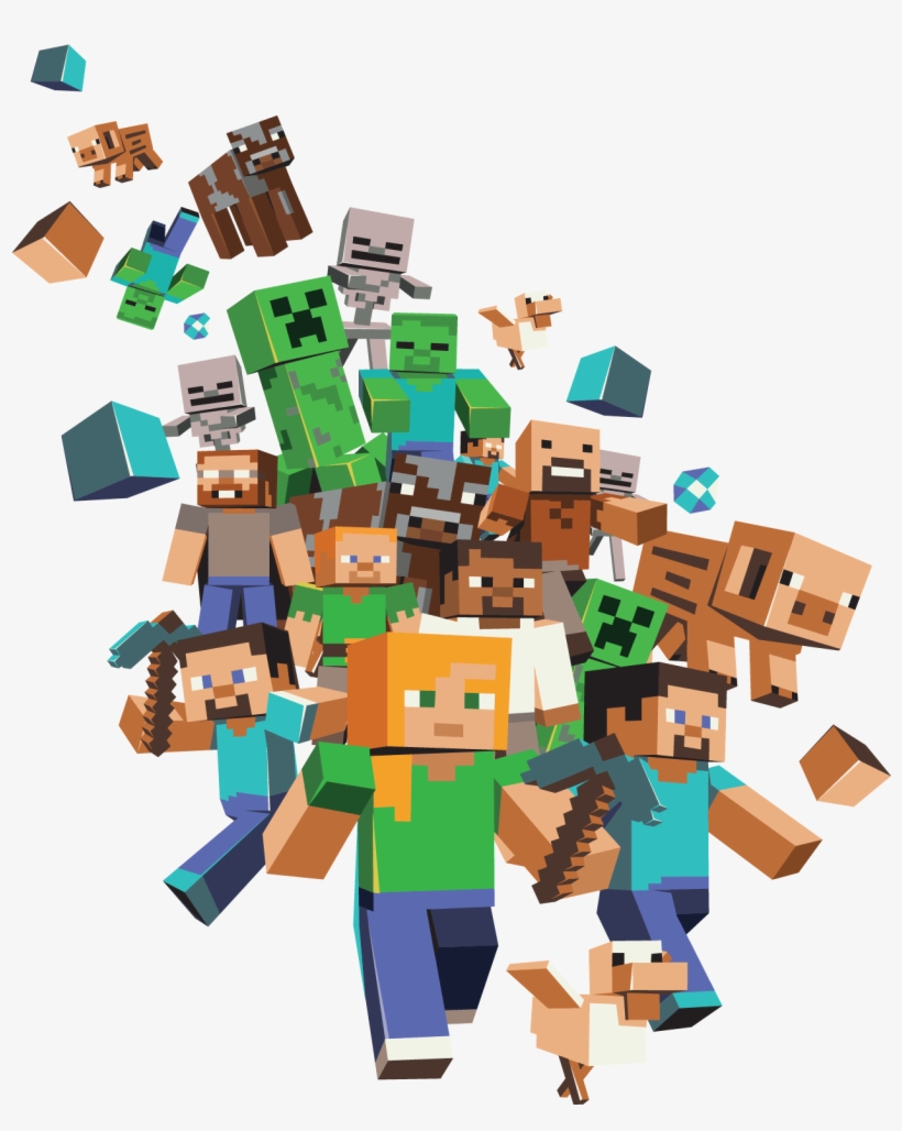 Minecraft Characters Png - Minecraft Png, transparent png #201024