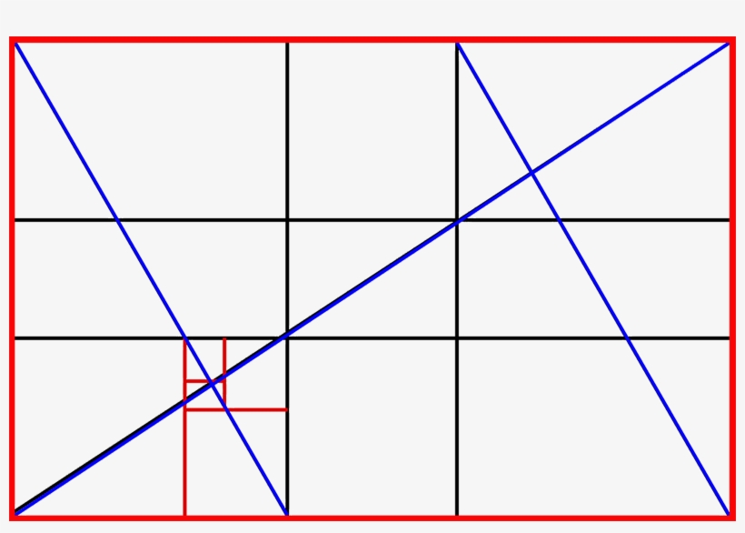 Golden Ratio Horizontal - Golden Ratio Overlay Png, transparent png #201260