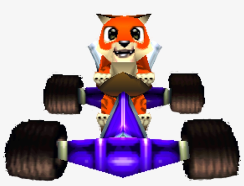 Ctr Pura In-kart - Crash Bandicoot Pura Kart, transparent png #201361