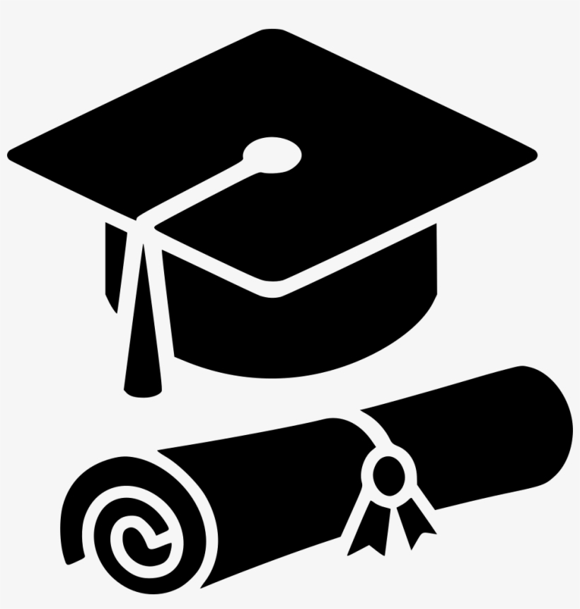 Diploma Icon Png - Graduation Cap And Diploma Icon, transparent png #201382