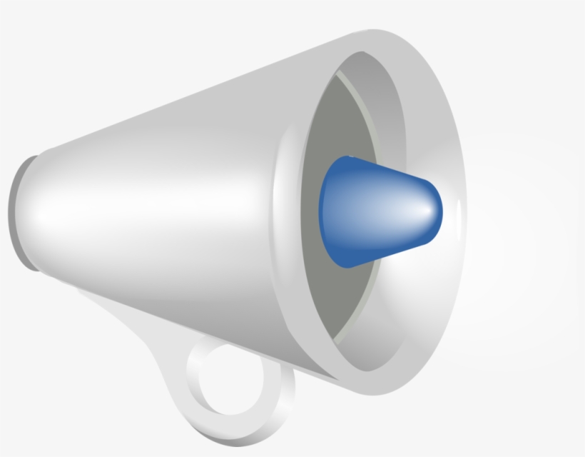 Megaphone Computer Icons Download Sound - Megaphone Clip Art, transparent png #201645