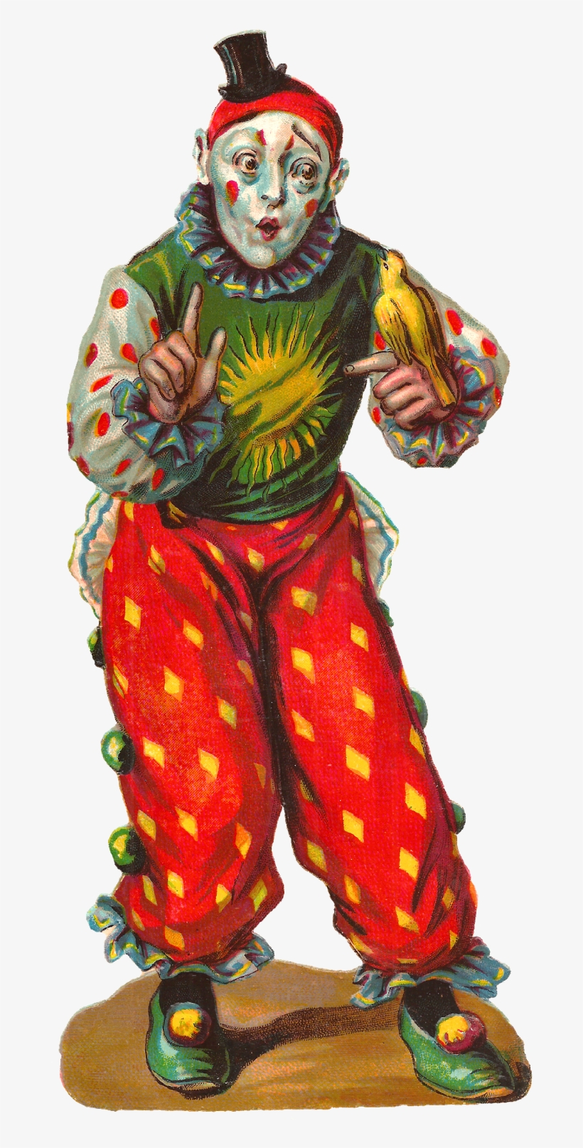 Antique Images Clown Digital - Vintage Circus Png, transparent png #201690