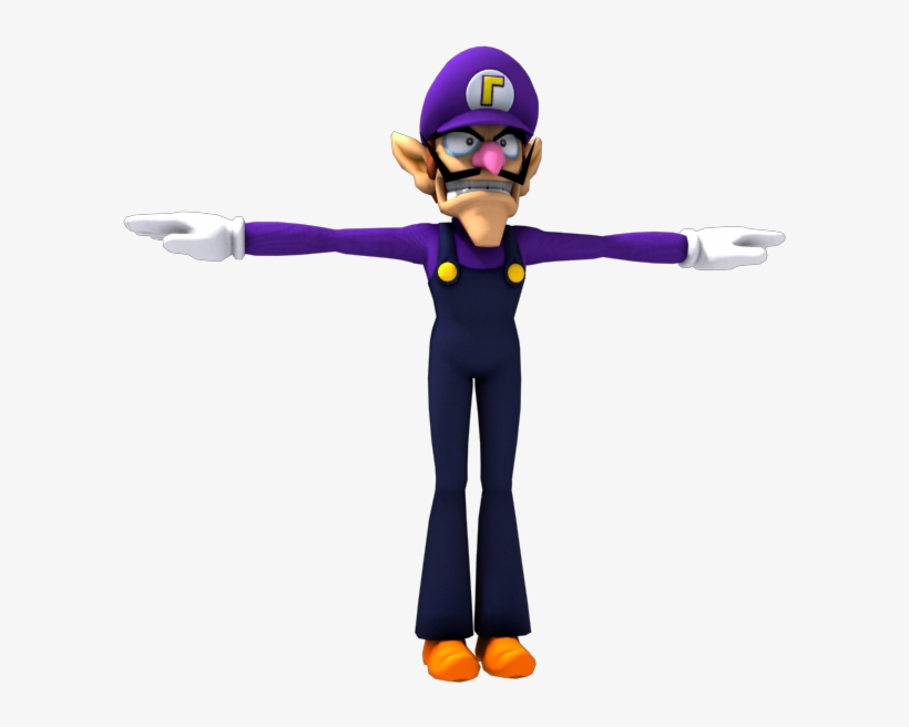 Download Zip Archive - T Pose Waluigi Png, transparent png #201815