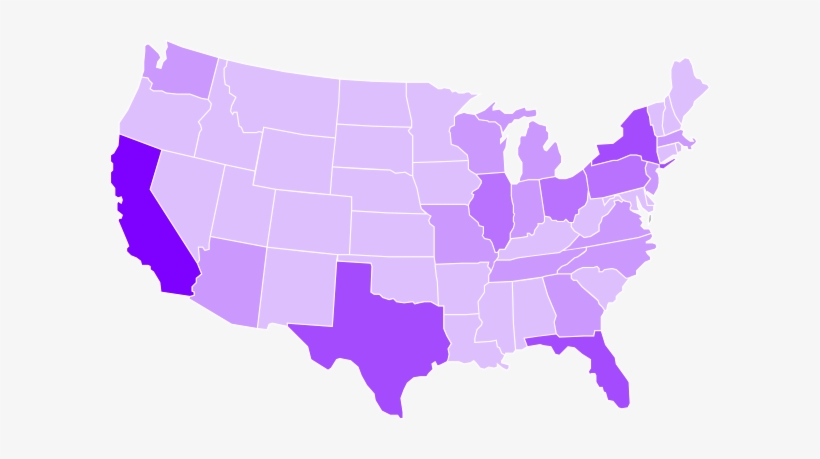 How To Set Use Blank Gray Usa Map White Lines 2 Clipart, transparent png #202631