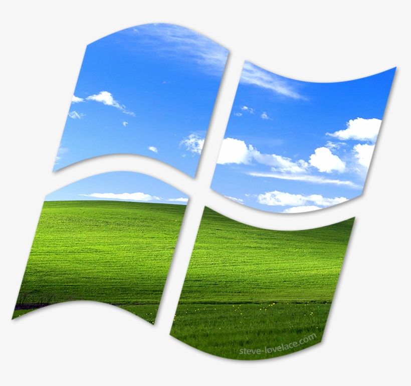 Windows Logo With Bliss Wallpaper - Lost Files Ep, transparent png #202729