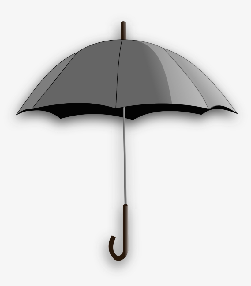 Umbrella Clipart Grey - Umbrella Transparent, transparent png #202889