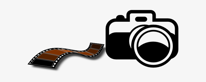 Clipart Freeuse Stock And Strip Clip Art At Clker Com - Camera Logo Black And White, transparent png #203206