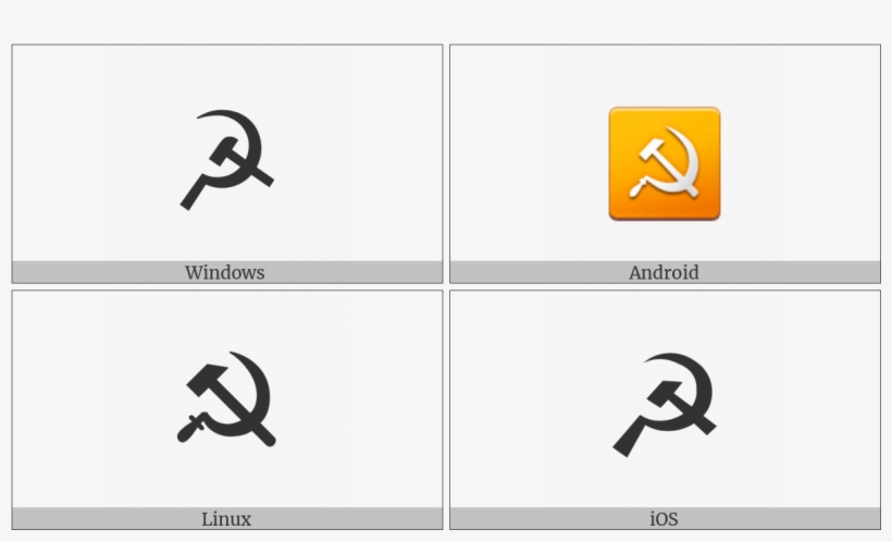 Hammer And Sickle On Various Operating Systems - Swastika Hammer And Sickle, transparent png #203446