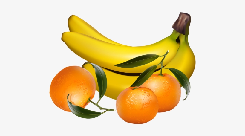 Banana Clipart Natural Thing - Orange And Banana Clipart, transparent png #203495