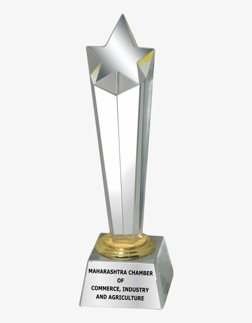 Star Trophy Png - Star Crystal Trophy, transparent png #203938