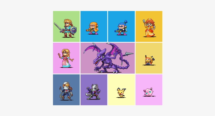 And Pichu Joins My Pixelart Roster - Smash Bros Ultimate Marx, transparent png #204052