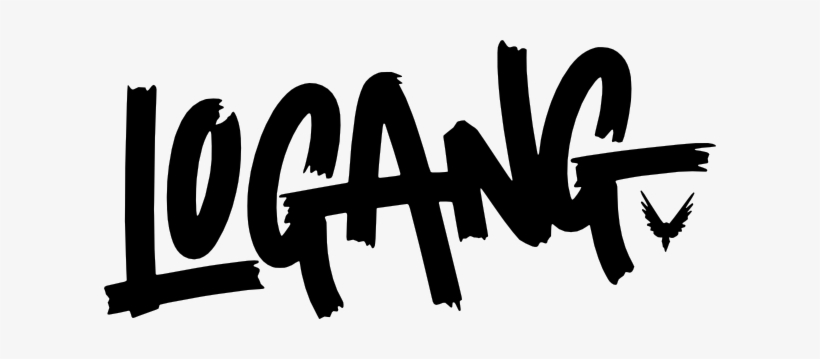 Youtube, Personal Use, Logan Paul Logang - Logang Logo Black And White, transparent png #204167