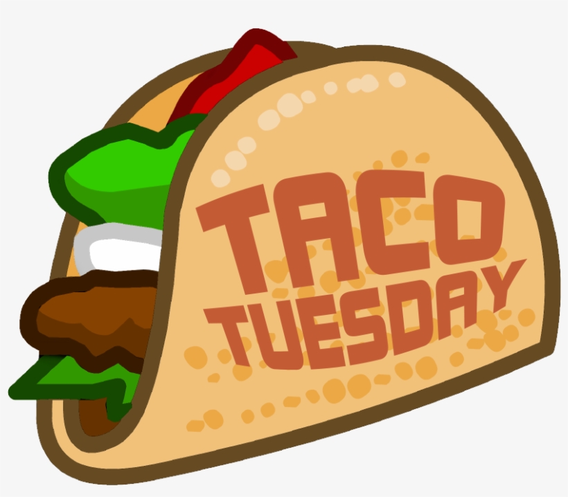 Jpg Library Download In Image Wear T Shirts Food Click - Taco Tuesday Clipart, transparent png #204215