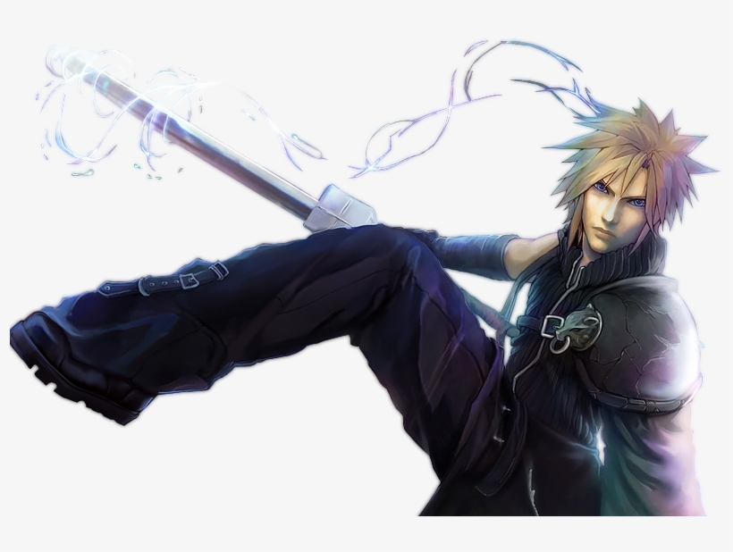 [ Img] - Cloud Strife Crisis Core, transparent png #204388