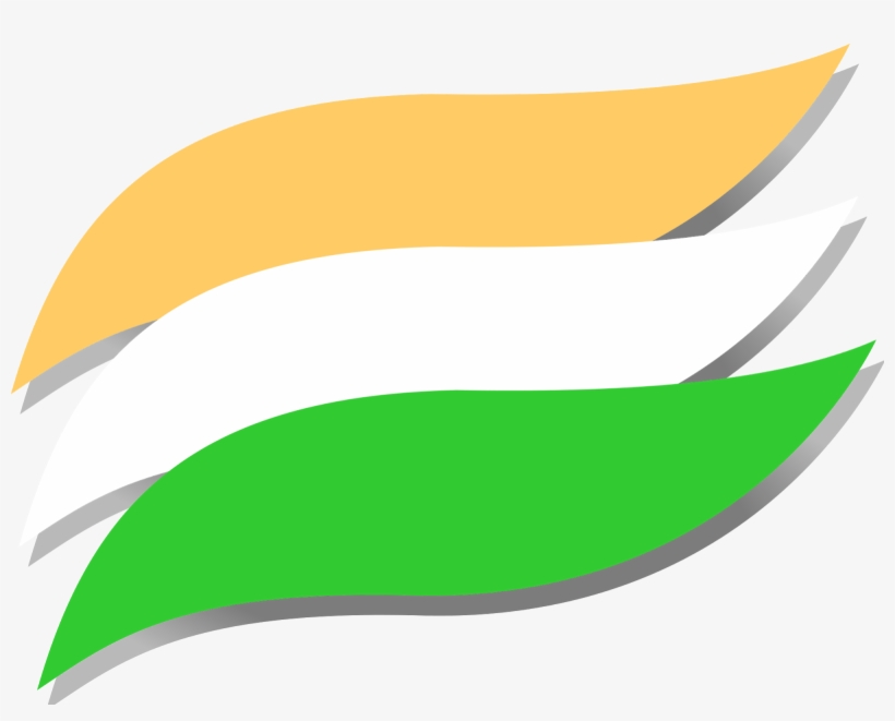 India Tricolor Icon - 15 August Png Logo, transparent png #204651