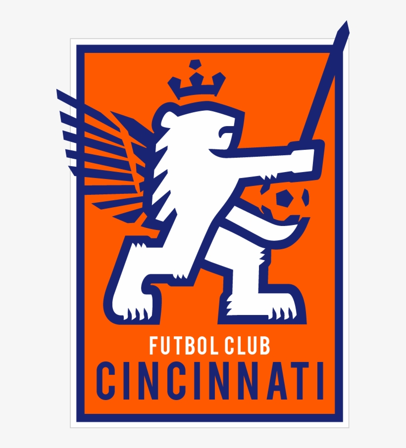Fc Cincinnati's Logo Looks Like It's Jacking Off A - Fc Cincinnati Logo, transparent png #204704