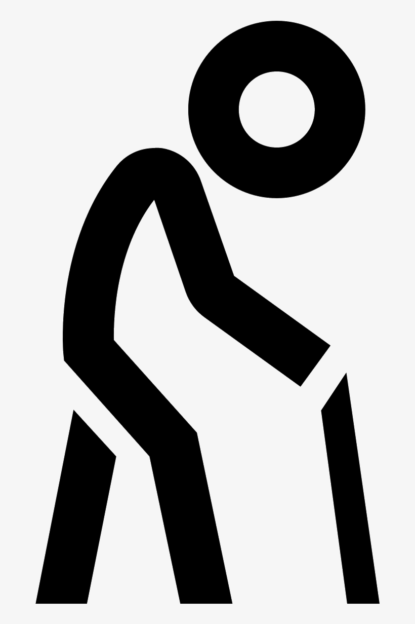 Contact Person Icon Png - Old Person Icon Blue, transparent png #204957