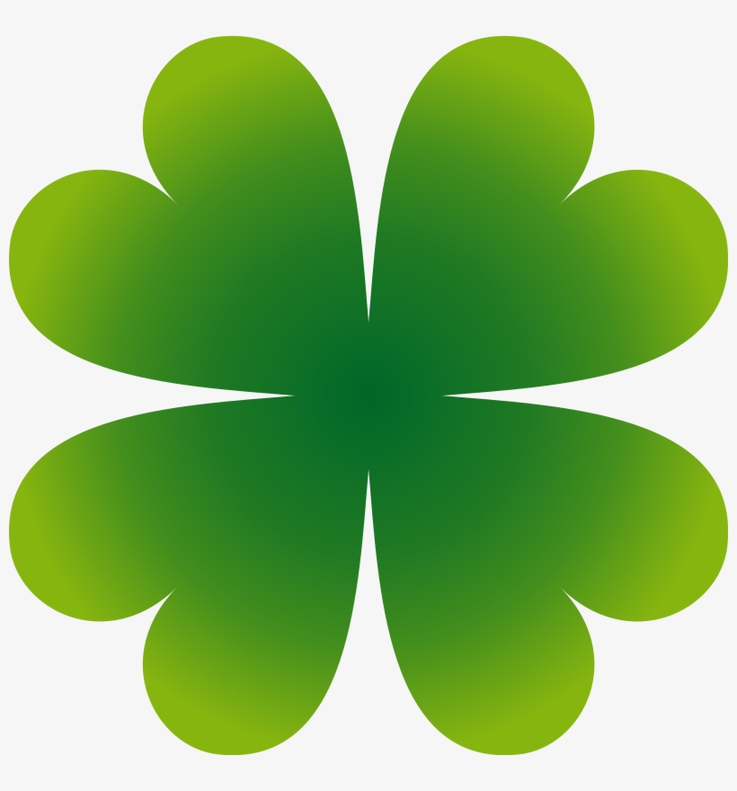 Four Leaf Clover Clipart Png, transparent png #204981