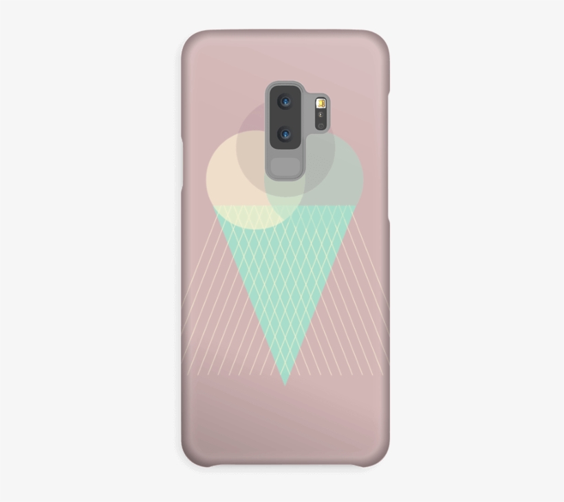 Pinkish Ice Cream Case Galaxy S9 Plus - Mobile Phone Case, transparent png #205000