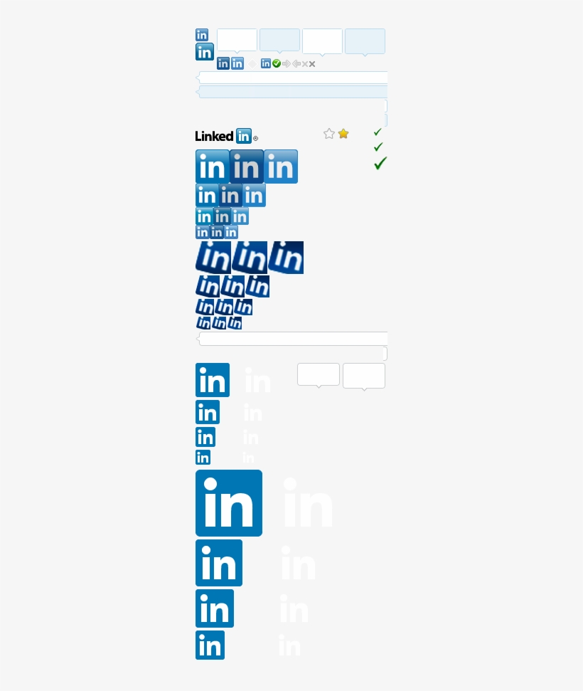 [linkedin] Error With Linkedin Icon - Electric Blue, transparent png #205123