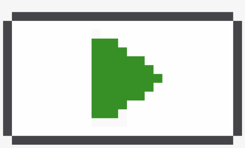 Pixel Play Button - Minecraft Pusheen Pixel Art, transparent png #205210