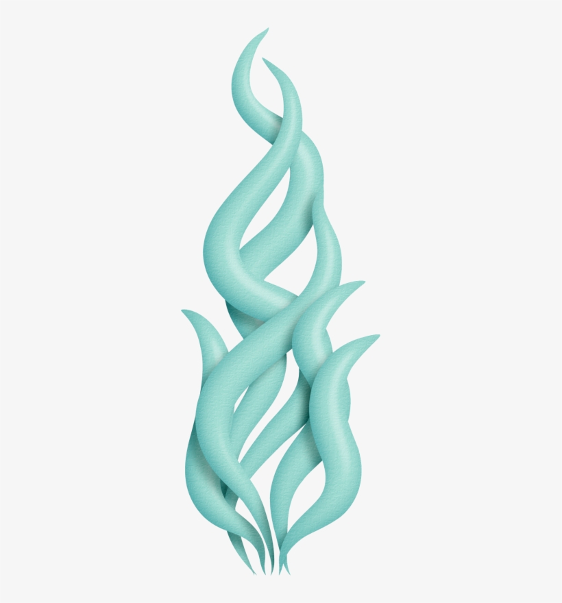 Cartoon Mermaid Blowing A Kiss With Thought Bubble - Little Mermaid Elements Png, transparent png #205378
