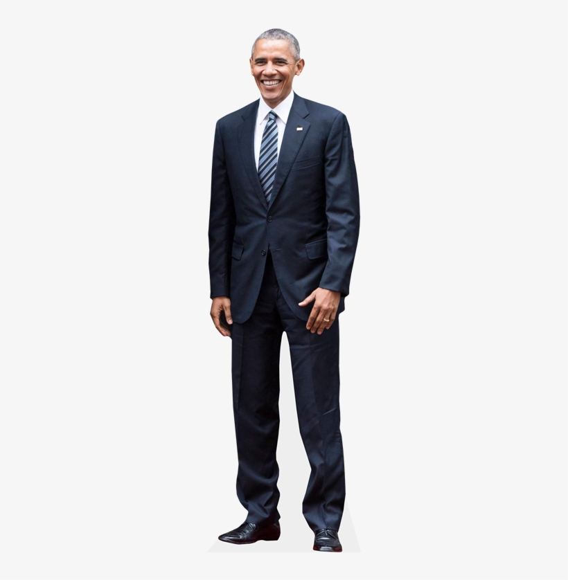 Barack Obama Cardboard Cutout Celebrity Standee - Obama Transparent Cutout, transparent png #205507