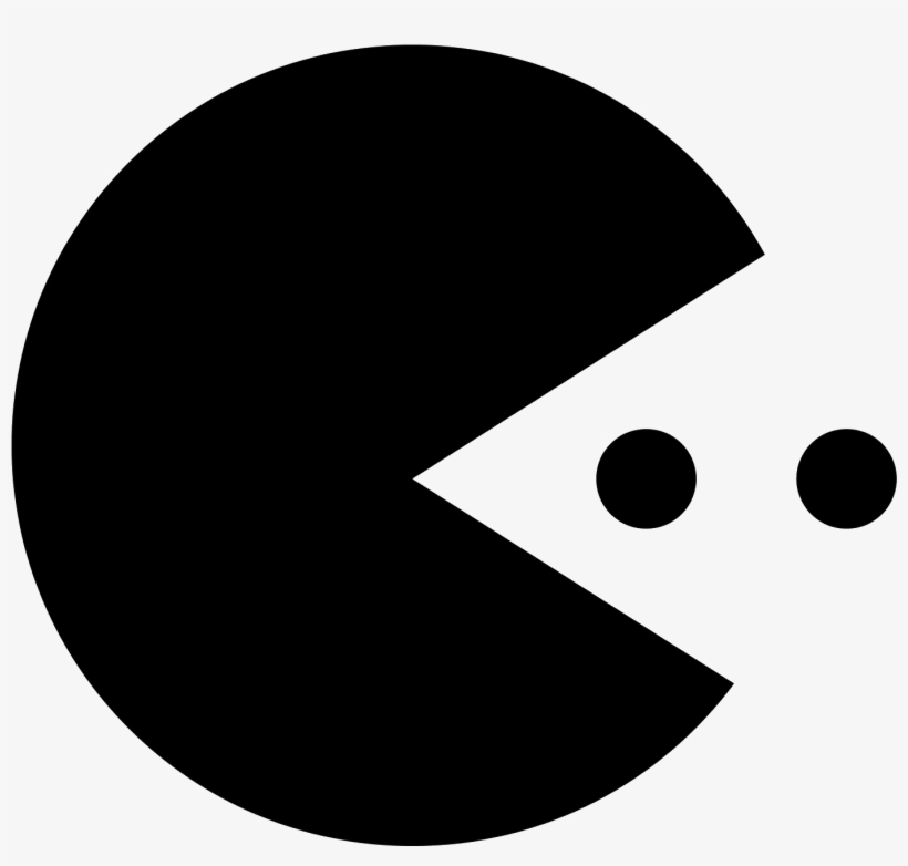 Vector Black And White Library Icon Free Download Png - Pacman Png, transparent png #205570