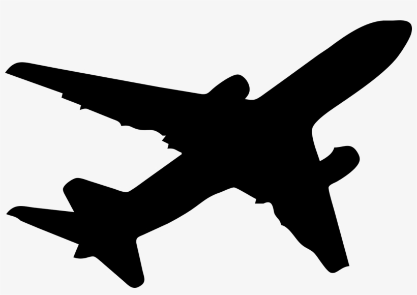 India Clipart Airplane - Zazzle Jet-silhouette Poster, transparent png #205704