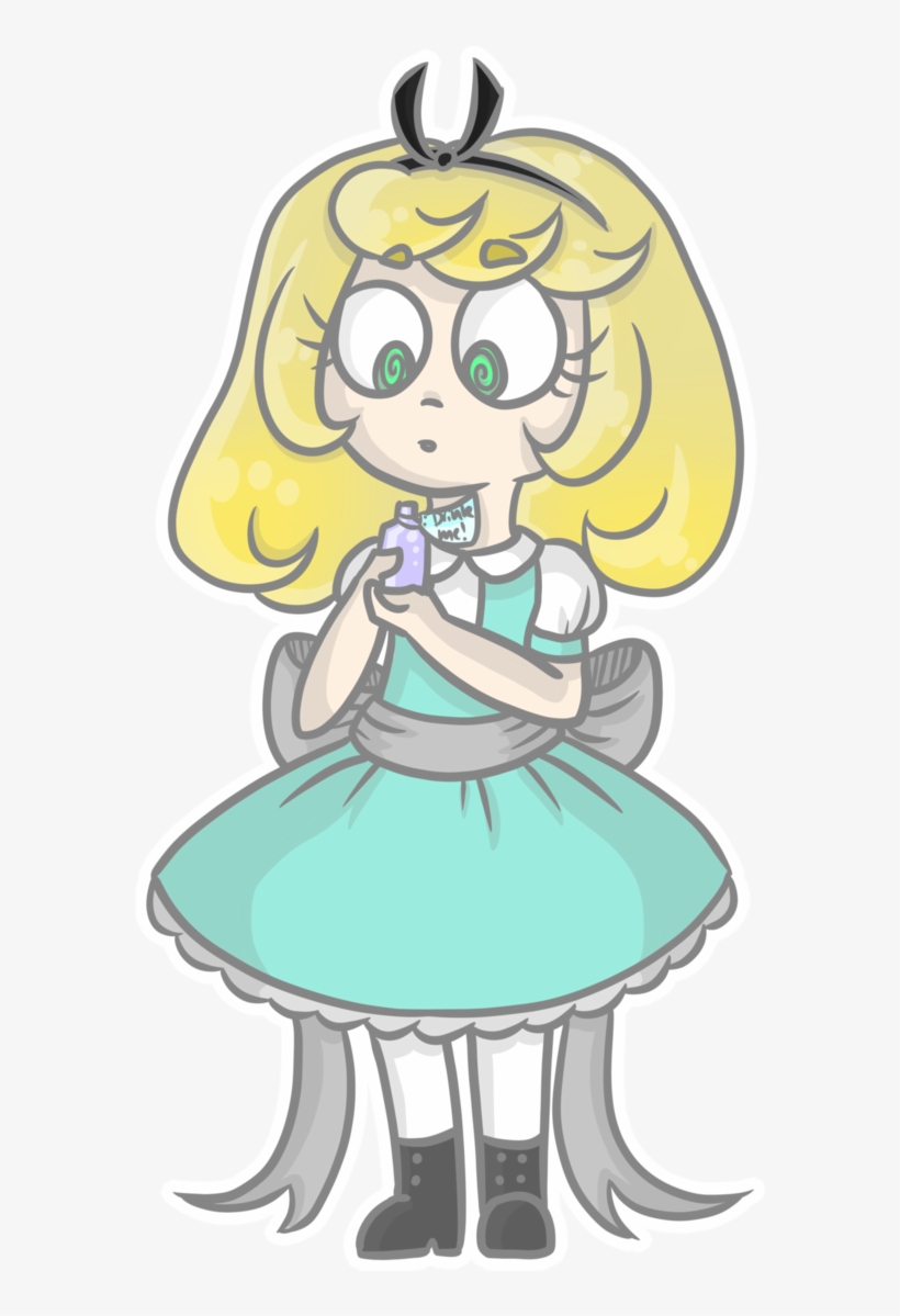 Graphic Royalty Free Alice Drawing Bottle - Drawing, transparent png #205746