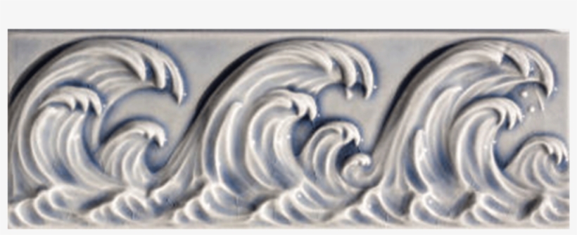 2 7/8" X 8" Wave Border, transparent png #205771