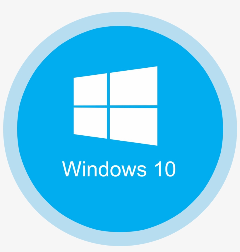 Windows 10 Png Icons - Windows 10 Logo Circle, transparent png #205929