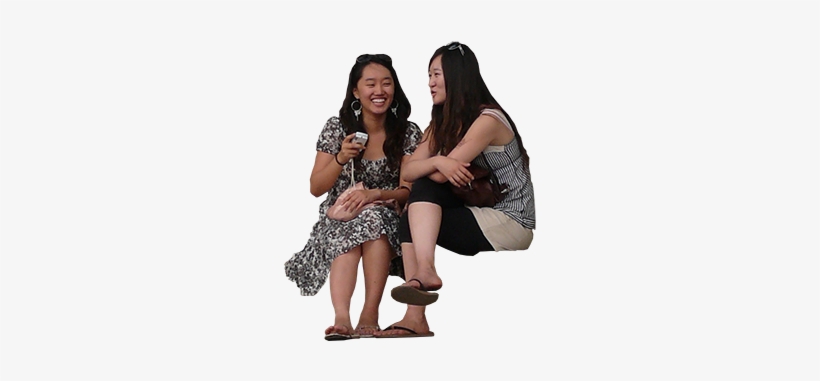 Sitting People Png - Cut Out People Sitting, transparent png #205979