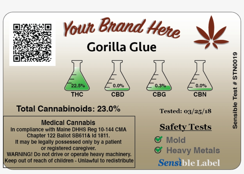 Your Brand Here Small Sensible Label - Poster, transparent png #206125