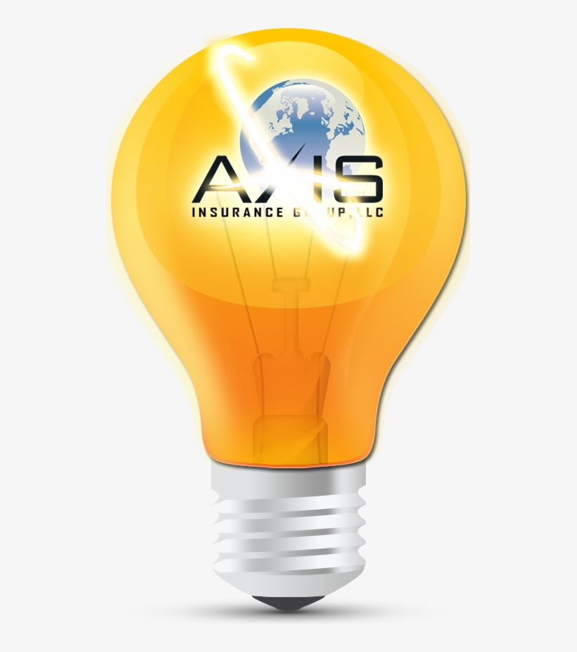 Axis Glossy Orange Light Bulb - Incandescent Light Bulb, transparent png #206274