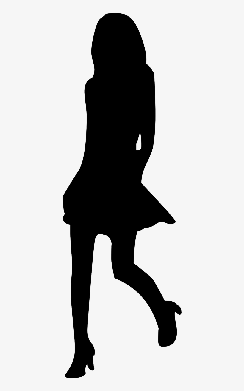 Female People Silhouette, transparent png #206298