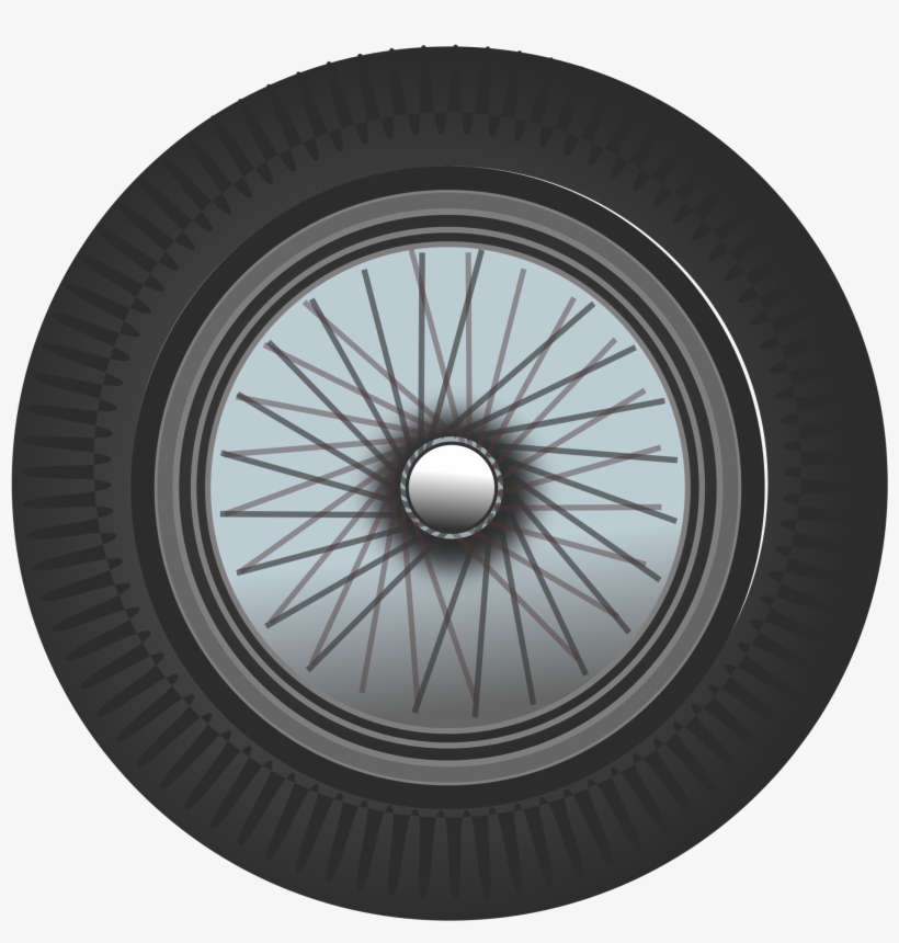 Classic Clip Art At Clker Com Vector - Wheel, transparent png #206468