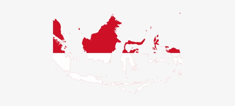 Indonesia Map Vector - Golden Crowned Flying Fox Range, transparent png #206489