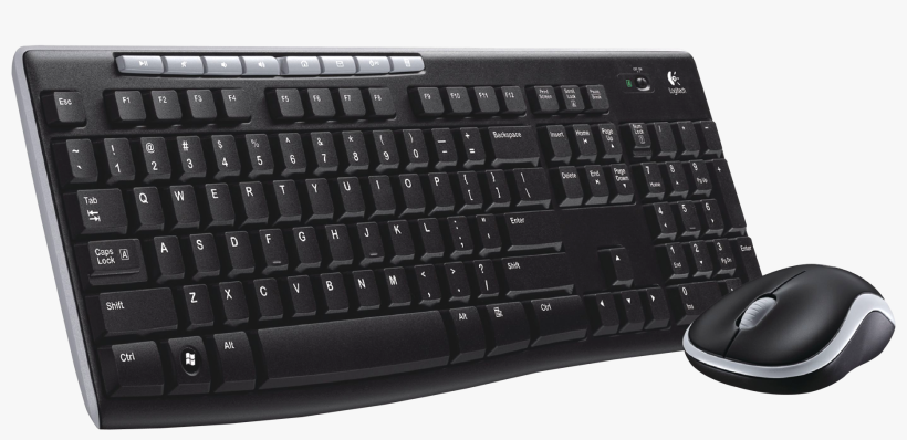 Free Png Keyboard And Mouse Png Images Transparent - Logitech Mk270 Wireless Desktop Keyboard And Optical, transparent png #206609
