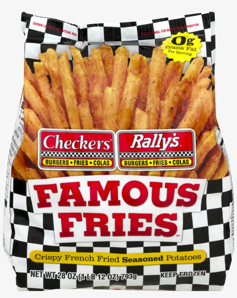 Checkers & Rally's Famous Fries Potatoes Crispy French - Checkers Rallys Famous Fries - 28 Oz Bag, transparent png #206638