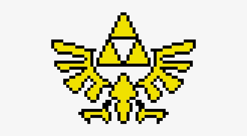 Triforce - Triforce Zelda Pixel Art, transparent png #206976