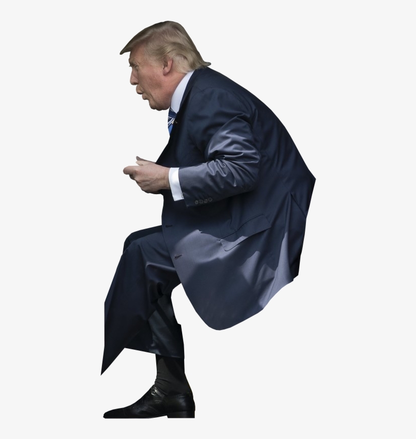 Donald Trump Driving - Donald Trump Sitting Transparent, transparent png #207022