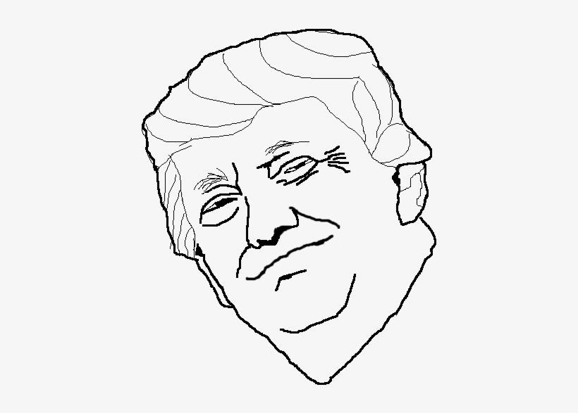 Donald Trump Meme - Donald Trump Meme Drawing, transparent png #207230