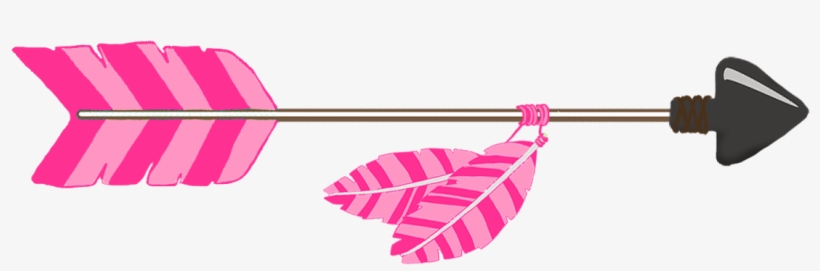 Pink Tribal Arrow - Arrow Pink Clip Art, transparent png #207311