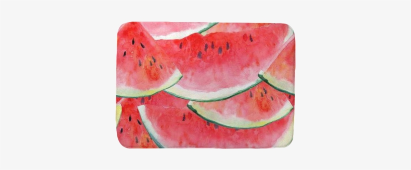 Seamless Pattern With Watermelon - Watermelon, transparent png #207359