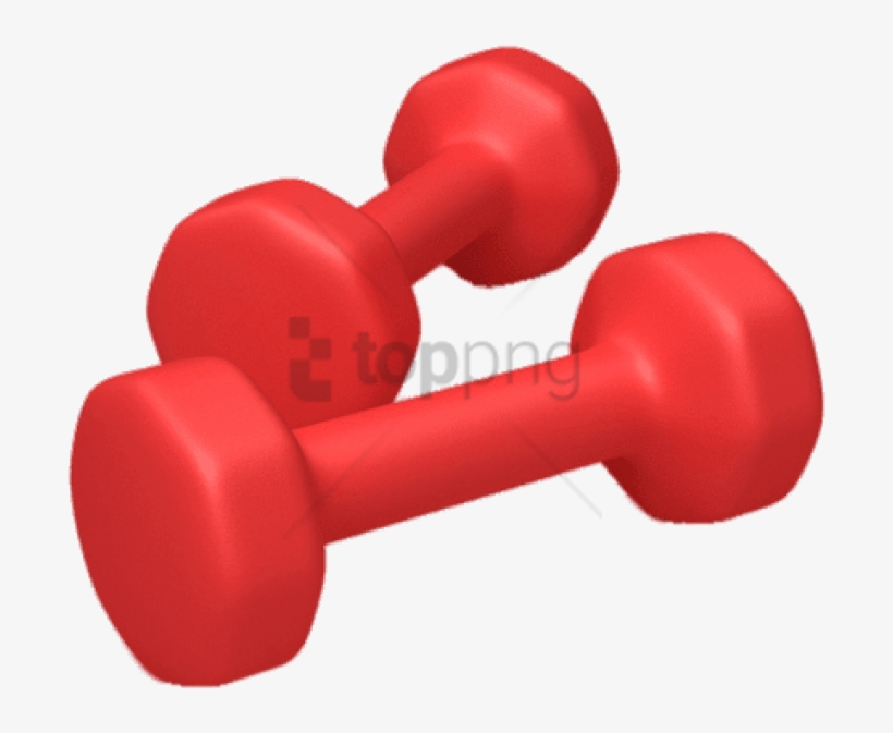 Kettlebells And Dumbbells - Red Dumbbells Clipart, transparent png #207530