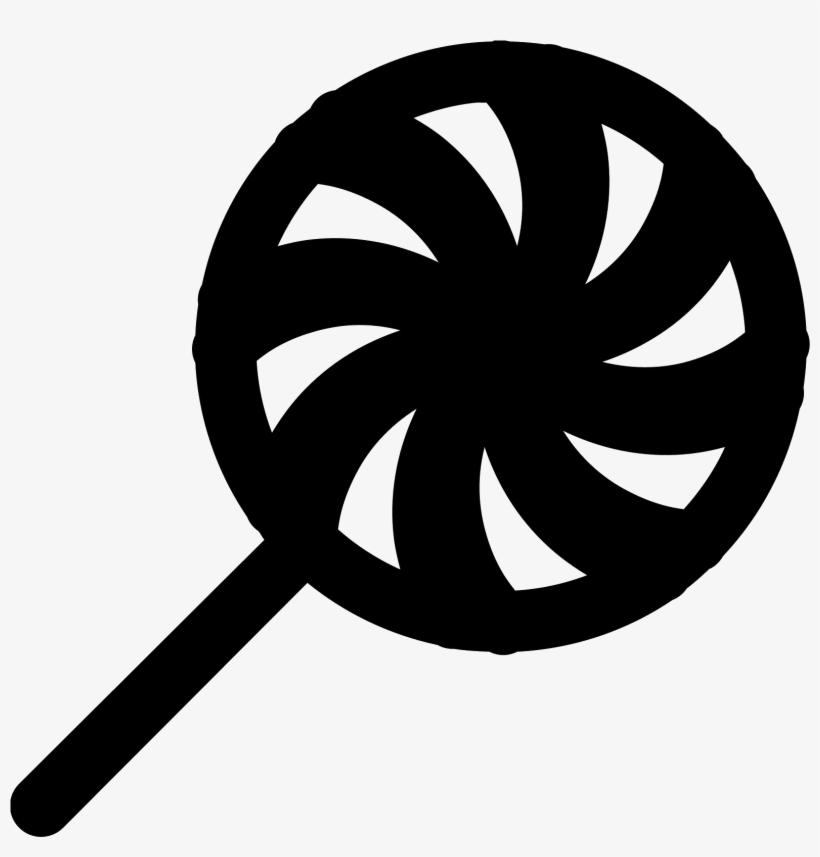 Clip Art Freeuse Download Halloween Candy Icon - Black Candy Icon, transparent png #207621